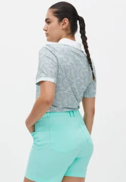 Abby Poloshirt, Hexagon Mint