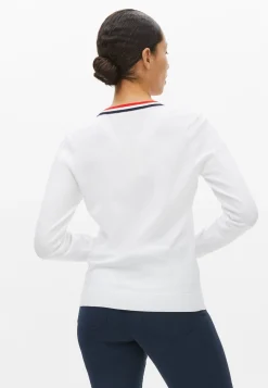 Adele Knitted Sweater, White