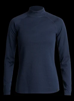 Ally Merino Base Top, Navy