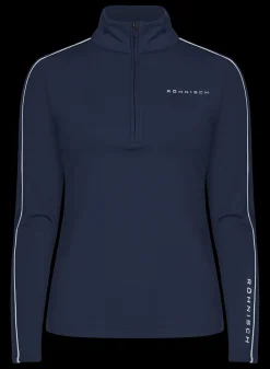 Amie Brushed Midlayer, Navy