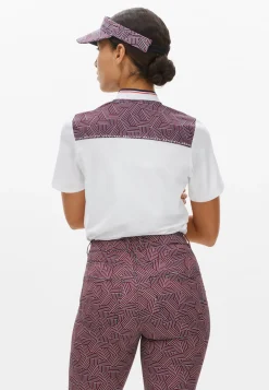 Arya Poloshirt, Hexagon Red