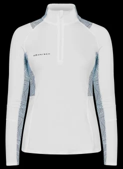 Bonnie Printed Longsleeve, Hexagon Mint