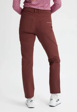 Chie Brushed Pant, Bitter Chocolate