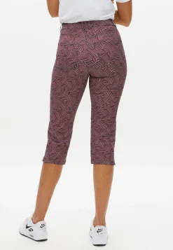 Chie Comfort Capri, Hexagon Red