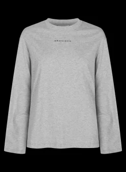 Cotton Melange Long Sleeve, Grey Melange
