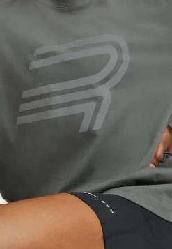 Cotton Melange Long Sleeve, Dark Shadow