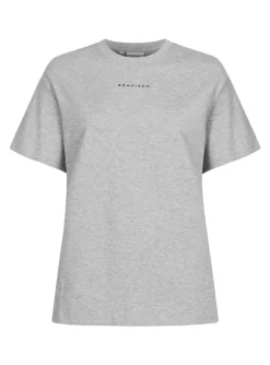 Cotton Melange Tee, Grey Melange