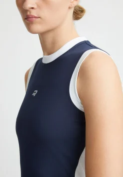 Eleonor Sleeveless Dress, Navy