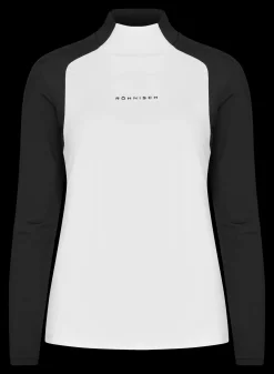 Ellie Brushed LS Top, White