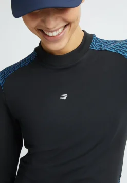 Eyra Brushed LS Top, Black