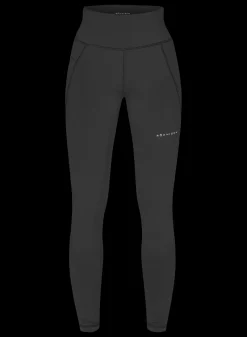 Flattering Curved High Waist Tights, Black