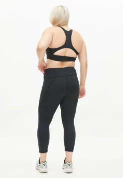 Flattering High Waist 7/8 Tights, Black