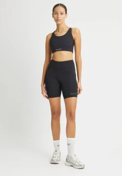 Flattering High Waist Bike Tights, Black