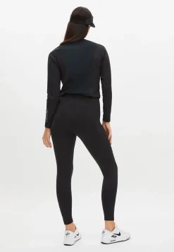 Flattering Performance Golf Tights, Black