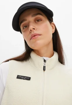 Joline Pile Vest, White Swan