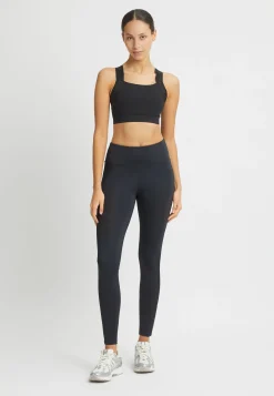 Kay High Waist Tights, Black/Black