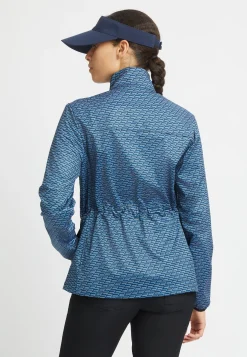 Lorraine Wind Jacket, Black Retro R Mono