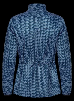 Lorraine Wind Jacket, Black Retro R Mono