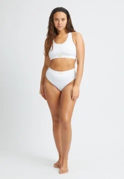 Micro Rib Brief, White