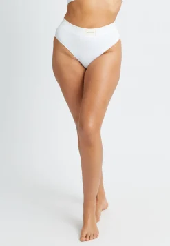 Micro Rib Brief, White