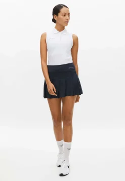 Mira Pleated Skort, Navy