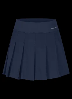 Mira Pleated Skort, Navy