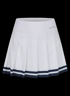 Mira Pleated Skort, White