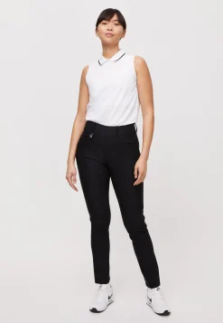 Miriam Sleeveless Poloshirt, White