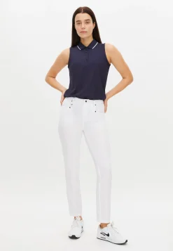 Miriam Sleeveless Poloshirt, Navy