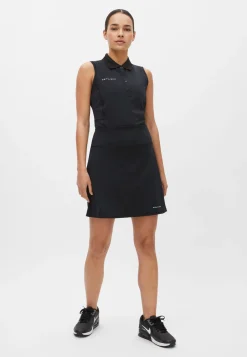 Nicky Sleeveless Poloshirt, Black