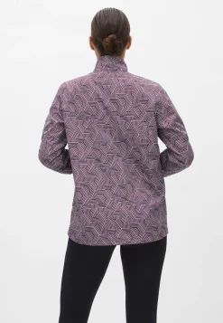 Packable Wind Jacket, Hexagon Red