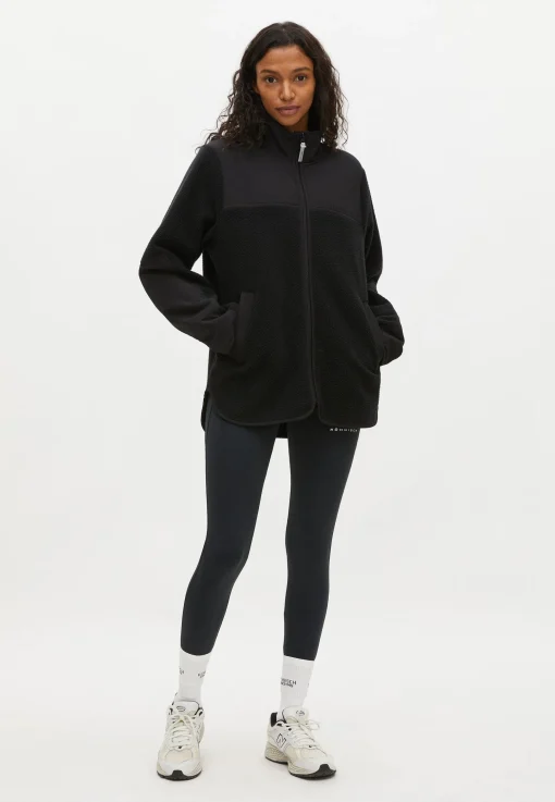 Phoebe Pile Jacket, Black
