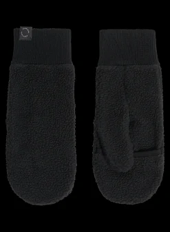 Pile Mittens, Black