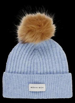Pom Rib Beanie, Skyway