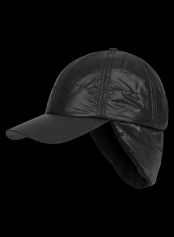 Quilted Warm Cap, Black