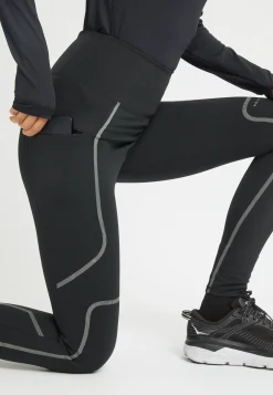 Shape Reflective Tights, Black