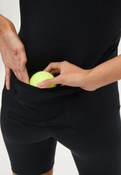 Solid Court Racerback, Black