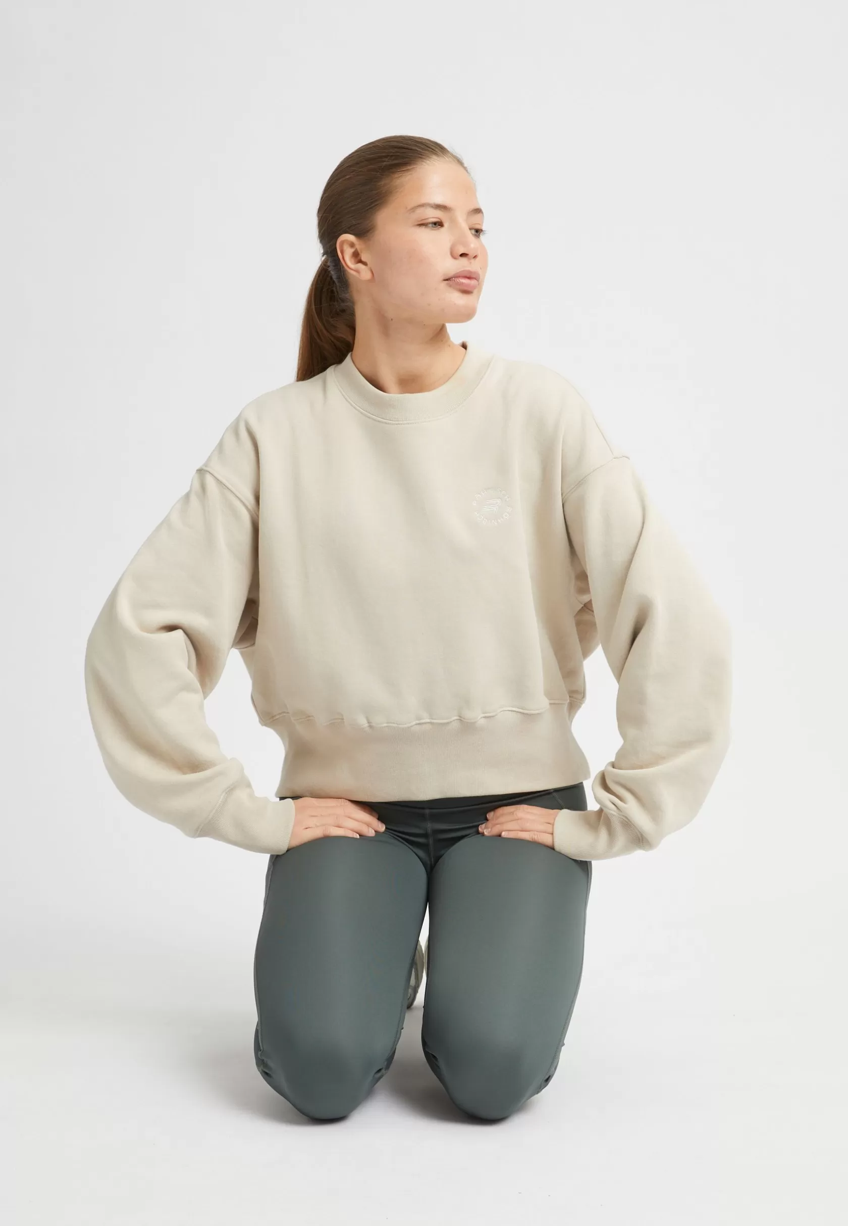 Röhnisch Cotton Cropped Sweatshirt,